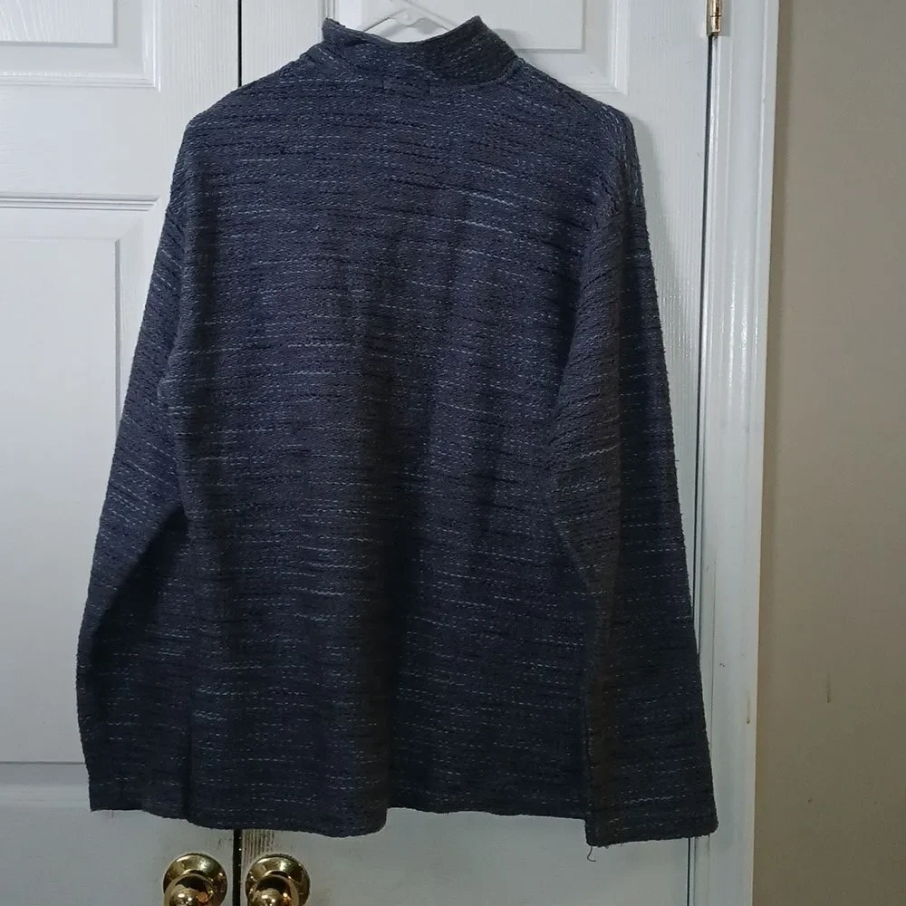 Southern Marsh Sweater  Mens Henley Pullover blue  Sz S
